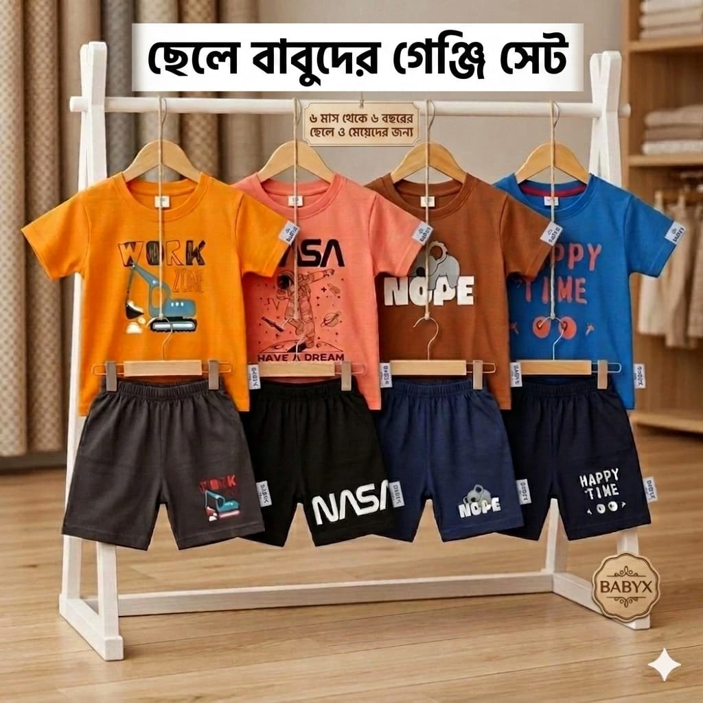 ছেলেদের ৪ সেটের কম্বো